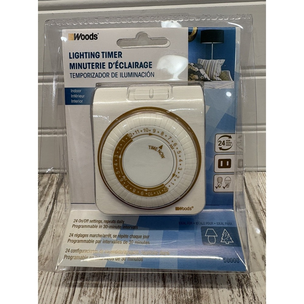 Woods Indoor 24-Hour LIGHTING TIMER